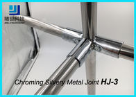 산업 단계 HJ-3D를 위한 T 모양 수직 금속 합동 크롬 도금을 하는 연결관