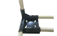 금속 관 선반 이음쇠의 아BS 입히는 관 그리고 피마자 바퀴 연결관