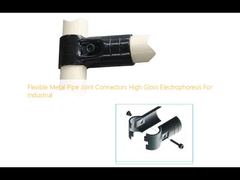Flexible Metal Pipe Joint Connectors High Gloss Electrophoresis For Industrial