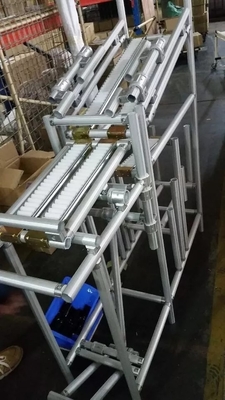 Anodizing Silvery Aluminum Tubing Joints Thick 1.7mm Die Casting Shaped