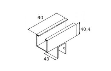 Eco-Friendly Industrial Roller Track Joint / Placon Support For Plastic Coated Pipe