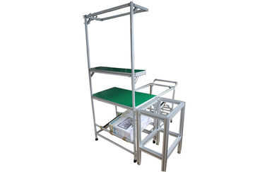 Aluminum Frame Pipe Workbench / Workstation Aluminum Pipe Rack As Display Table