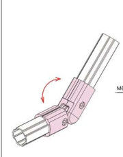 Anodizing Silver Die Casting Aluminum Pipe Joints AL-30 for Fitting Aluminum Pipes