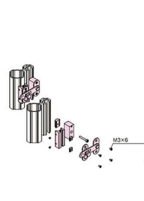 1.2mm AL-106 Aluminum Alloy Tube Connector ISO9001
