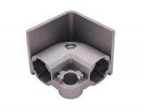 Dark Gray Aluminum Pipe Joints Al37 Smooth Surface For Castors