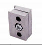 Sliver White Anodic Oxidation Aluminum Tube Fittings Al17 Casting