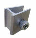 H Shaped ADC-12 Aluminum Profile Connector Silver White Die Casting AL-20