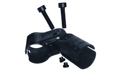 Flexible 28mm Lean Black Metal Pipe Joint Connector With Adjustable Angle