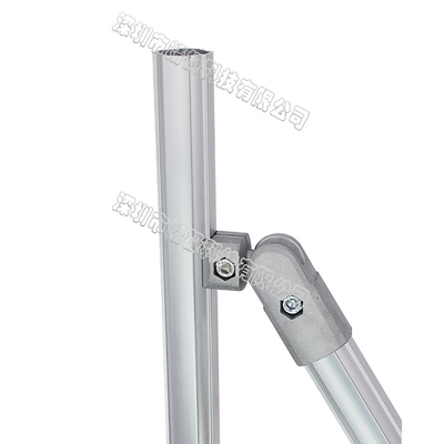 Anodizing Silvery Aluminum Tubing Joints Thick 1.7mm Die Casting Shaped