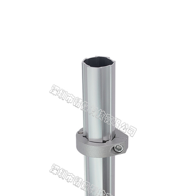 AL-31 ADC-12 Aluminum Connector Silvery White 15mm Connecting Aluminum Pipes