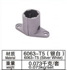 알루미늄 파이프 직경 28 밀리미터 동안 AL-33 합금 6063-T5 알루미늄 배관 접속부