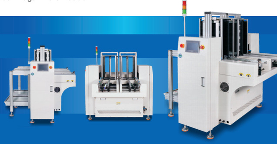 품질 SMT 시리즈 PCB 컨베이어 머신/이중 매거진 풀러 경계 크기 1475x1475x1220mm PCB 높이 900±20mm 공장